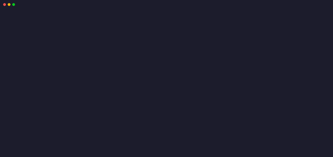 Verified install — real terminal recording