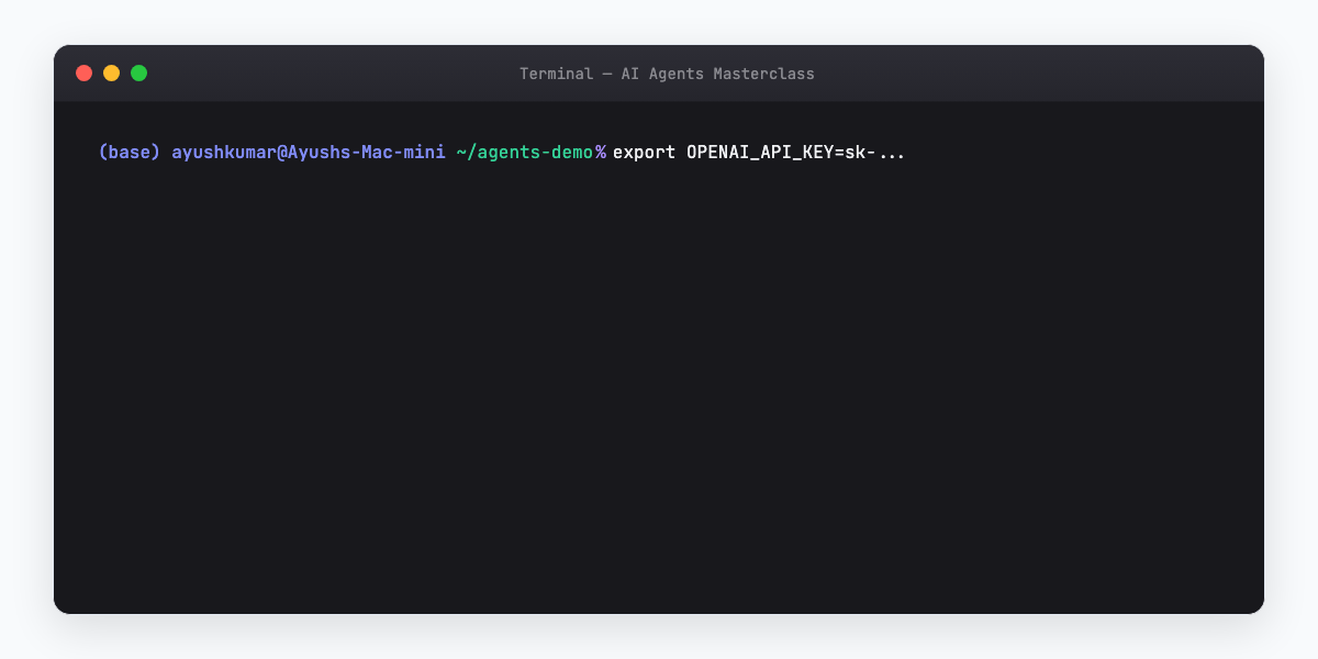 Step 05 — OpenAI Agents SDK handoff