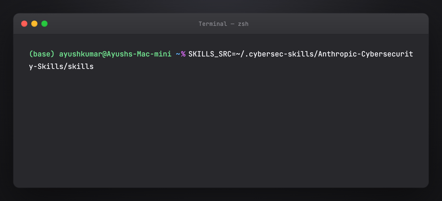 Claude Code — symlink skills to ~/.claude/skills/