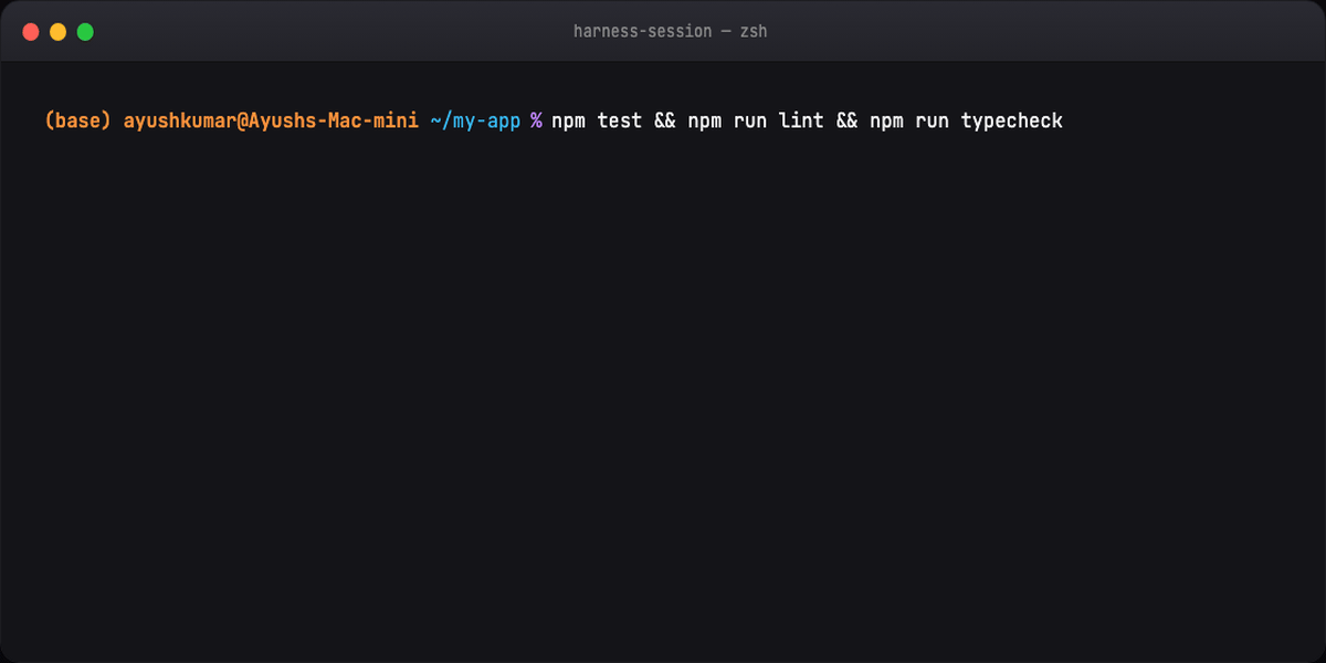 Verification gate — fail then pass
