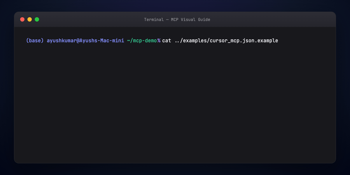 Cursor MCP config