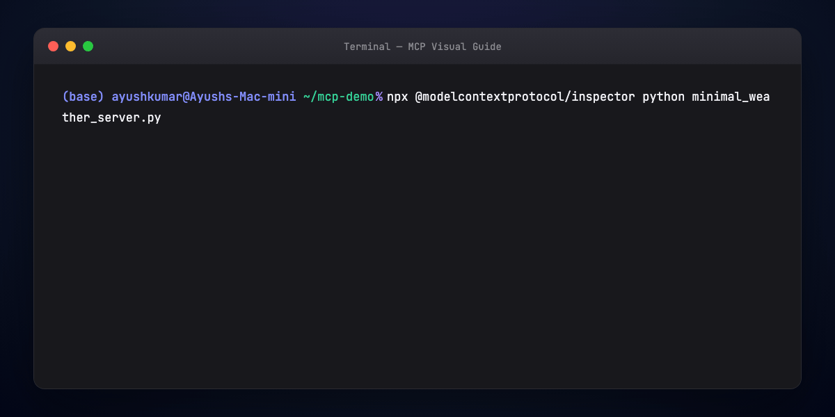 List tools via inspector