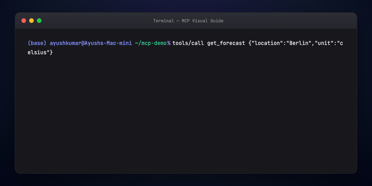 Test tool invocation